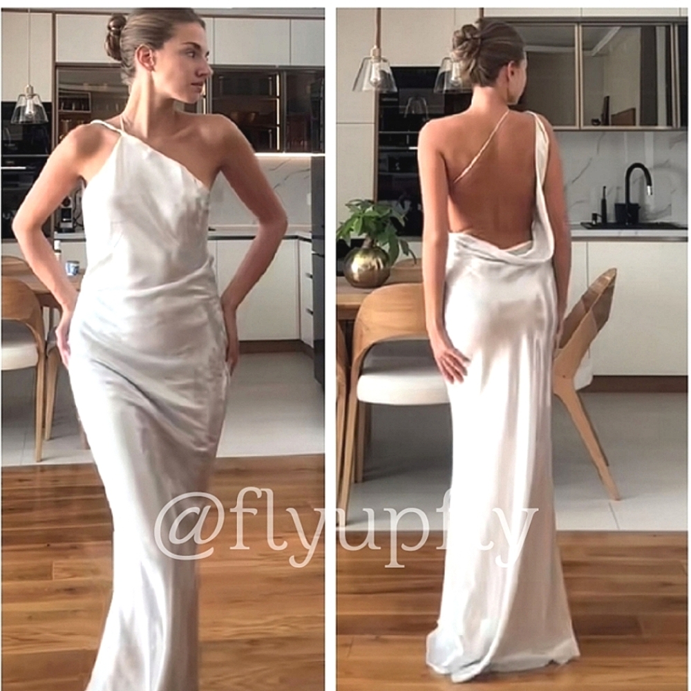 Zara Long Asymmetric  Dress - Picture 2 of 11